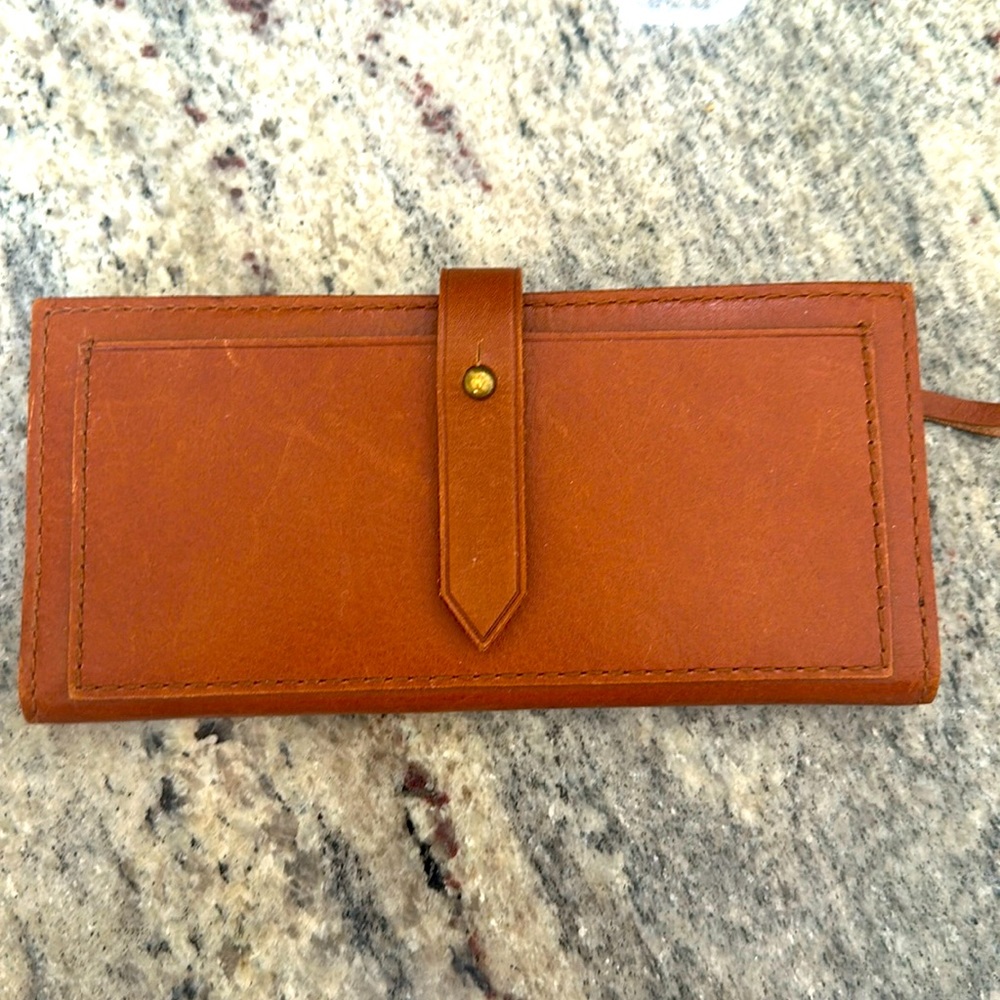 Madewell Leather Post Wallet